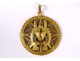 18 karat solid gold jewelry pendant with filigree antelope impala 34,34gr twentieth