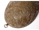 Carved half-coconut musical instruments attributes war 19th war