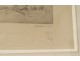 Jean Frélaut engraving hamlet thatched cottages Morbihan Brittany twentieth century landscape