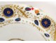 Dish porcelain plate Compagnie des Indes coat of arms with wolves coat of arms 18th century