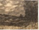 Charcoal Jura Lake Landscape by Augustus Pointelin nineteenth