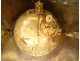 Large bronze pendulum Venus squatting Coysevox Devaulx XIXth Restoration
