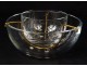 Baccarat France crystal golden metal caviar service twentieth century