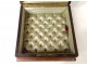 Jewelry box marquetry rosewood mother-of-pearl brass Napoleon III XIXth