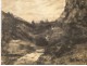 Charcoal Jura River Landscape by August 19th Pointelin