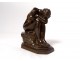 Bronze sculpture Jules Dalou Broken Mirror or Unknown Truth Susse XIXth