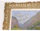 HST landscape painting Arrufat cévennes Thueyts Ardèche Pont Percé XXth