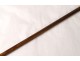 Old cane knob sterling silver wood Art Nouveau XIXth century
