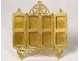 Golden brass photo frame Hivert Faubourg Saint-Honoré Paris XIX