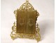 Golden brass photo frame Hivert Faubourg Saint-Honoré Paris XIX