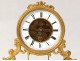 gilt bronze skeleton clock movement Farcot Love swing NapIII nineteenth