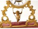 gilt bronze skeleton clock movement Farcot Love swing NapIII nineteenth