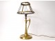 Gilt bronze lamp Art Nouveau XIXth century