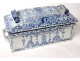 Earthenware terrine Lille decor Bérain harlequin mythology characters XVIIIè