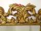 Mirror Italy carved gilded wood foliage beveled glass XIXth century