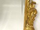 Mirror Italy carved gilded wood foliage beveled glass XIXth century