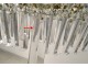 Chandelier crown 12 lights crystal baccarat tassels design bronze twentieth