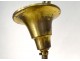 Chandelier crown 12 lights crystal baccarat tassels design bronze twentieth