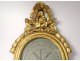 Barometer thermometer Réaumur Louis XVI gilded wood birds Binda XVIII