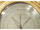 Barometer thermometer Réaumur Louis XVI gilded wood birds Binda XVIII