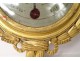 Barometer thermometer Réaumur Louis XVI gilded wood birds Binda XVIII