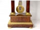 Gantry pendulum columns regulator mahogany gilt bronze I Empire XIXth