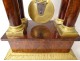 Gantry pendulum columns regulator mahogany gilt bronze I Empire XIXth