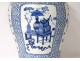 Pot pot covered white-blue Chinese porcelain signed Kangxi Qing