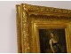 HSP painting Léonard Saurfelt portrait young woman wood bundle forest XIX
