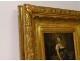 HSP painting Léonard Saurfelt portrait young woman wood bundle forest XIX