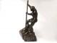 Large bronze sculpture Jean Verschneider Founder effort LNJL Paris XXth