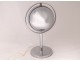 Design table lamp chromed metal 1970 XXth century