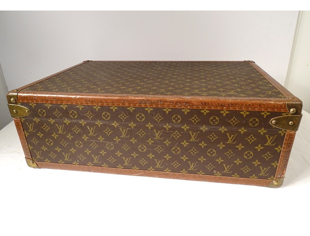 LOUIS VUITTON Vintage Alzer 60 Monogram Canvas Suitcase — Garment