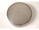 Round solid silver box Minerva goldsmith Lappara &amp; Gabriel 271gr XXth