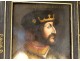 Rare HSP painting portrait King France Charles VIII Rex Galiae Amboise XVè