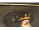 Rare HSP painting portrait King France Charles VIII Rex Galiae Amboise XVè