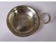 Solid silver wine taster Farmers General Angers 1789 Pellerin 60gr 18th