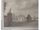 Gouache view Paris Place Concorde Obelisk Palais Bourbon 1848 XIXth