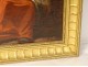 HST painting portrait woman fruit basket landscape Sapey XIXth century