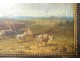 Pair HSP orientalist paintings E. Fromentin Arab horsemen XIXth