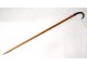 Old cane of walker Ouchy Swiss wood chamois horn XIXth century