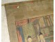 Fabric painting 11 Chinese ancestors Mandarin dignitaries China XIXth century