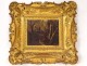 HSP painting Diaz de la Pena landscape Barbizon School stuccoed frame XIXth century