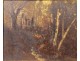 HSP painting Diaz de la Pena landscape Barbizon School stuccoed frame XIXth century