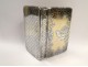 Snuff box inlaid silver gilt massive 19th