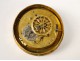 Terracotta sculpture pendulum movement musician cock 18th
