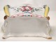 The flowergirl tiled curved Islettes Louis XV commode 18th