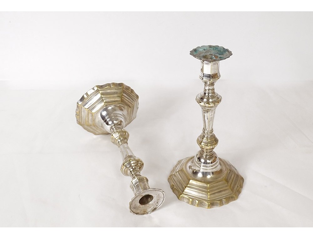candélabre bougeoir en bronze massif années 60 dans le style de felix agostini - I490 - Danke Galerie