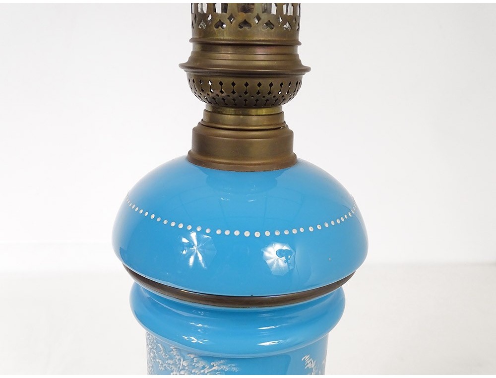 Lampe à Huile En Verre Vintage Pour Intérieur - Éclairage D'urgence Décoratif, Fonctionne Avec Huile De Paraffine, Kérosène, Etc.