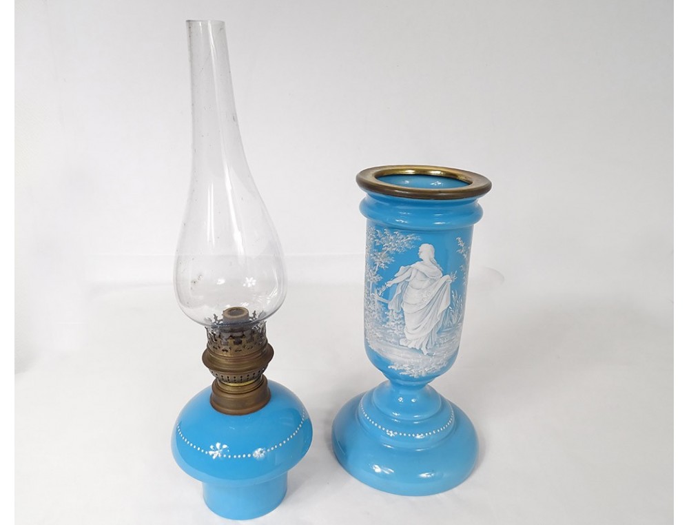 Lampe à Huile Vintage En Verre GOMETY - Éclairage D'ambiance Et D'urgence Pour Intérieur, Fonctionne Au Kérosène Ou Huile Végétale - Hauteur 9.2 Cm